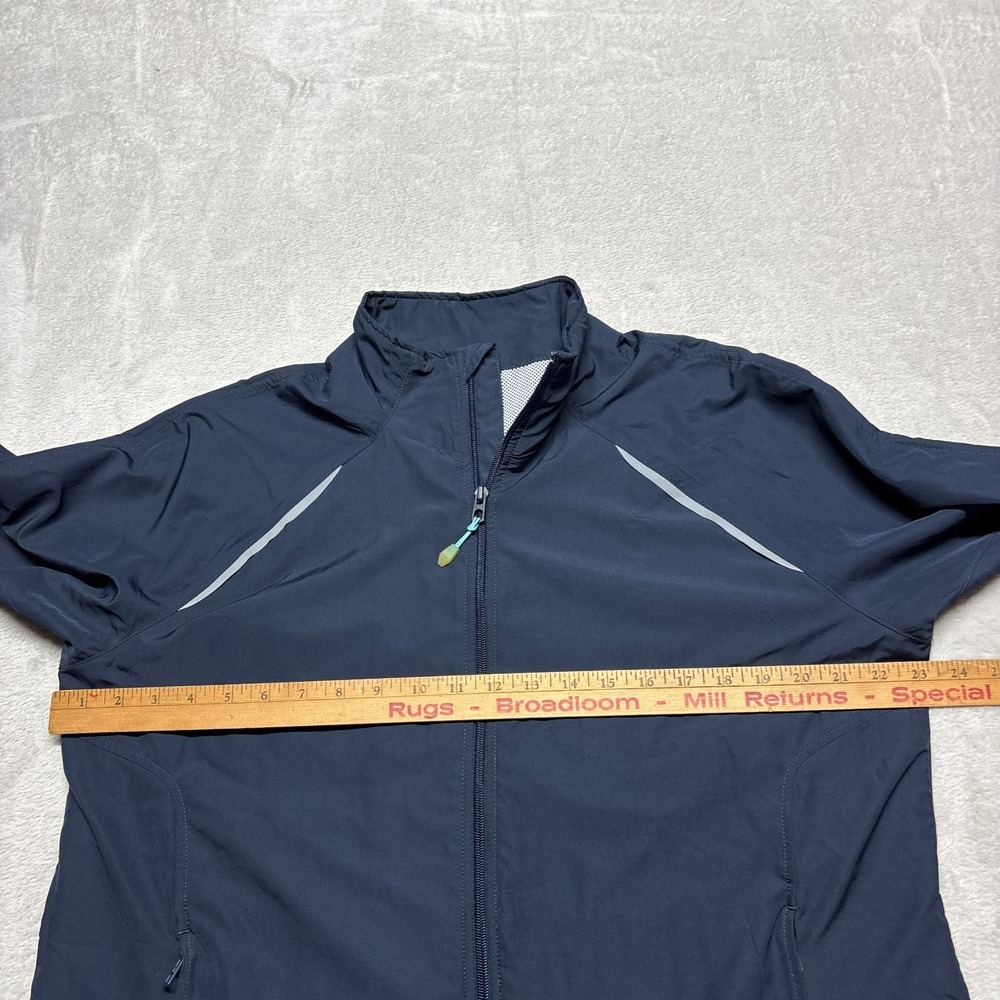 Adidas Lightweight Full Zip Up Running Jacket Women's XL Y2K Mesh Lined Vented - Picture 9 of 9